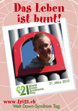 Poster zum Welt Down-Syndrom Tag 2010