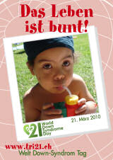 Poster zum Welt Down-Syndrom Tag 2010