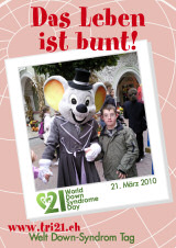 Poster zum Welt Down-Syndrom Tag 2010