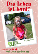 Poster zum Welt Down-Syndrom Tag 2010