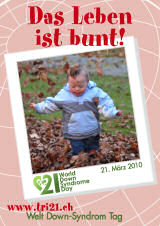 Poster zum Welt Down-Syndrom Tag 2010