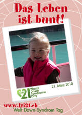 Poster zum Welt Down-Syndrom Tag 2010