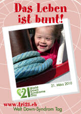 Poster zum Welt Down-Syndrom Tag 2010