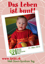 Poster zum Welt Down-Syndrom Tag 2010