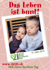 Poster zum Welt Down-Syndrom Tag 2010