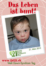 Poster zum Welt Down-Syndrom Tag 2010