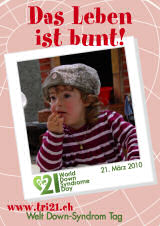 Poster zum Welt Down-Syndrom Tag 2010