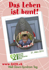 Poster zum Welt Down-Syndrom Tag 2010