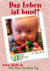 Poster zum Welt Down-Syndrom Tag 2010
