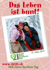 Poster zum Welt Down-Syndrom Tag 2010