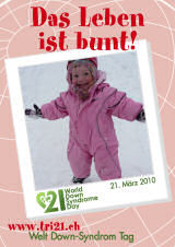 Poster zum Welt Down-Syndrom Tag 2010