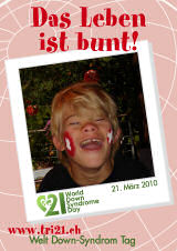 Poster zum Welt Down-Syndrom Tag 2010