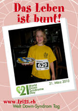 Poster zum Welt Down-Syndrom Tag 2010