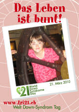 Poster zum Welt Down-Syndrom Tag 2010