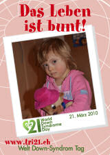 Poster zum Welt Down-Syndrom Tag 2010