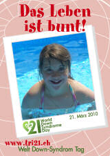 Poster zum Welt Down-Syndrom Tag 2010