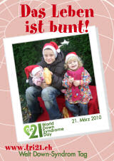 Poster zum Welt Down-Syndrom Tag 2010