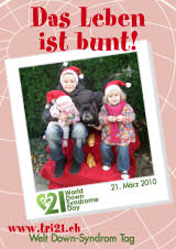 Poster zum Welt Down-Syndrom Tag 2010
