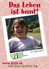 Poster zum Welt Down-Syndrom Tag 2010