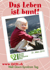 Poster zum Welt Down-Syndrom Tag 2010