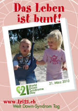 Poster zum Welt Down-Syndrom Tag 2010