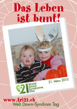 Poster zum Welt Down-Syndrom Tag 2010