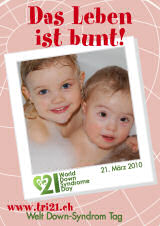 Poster zum Welt Down-Syndrom Tag 2010