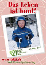 Poster zum Welt Down-Syndrom Tag 2010
