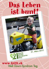 Poster zum Welt Down-Syndrom Tag 2010