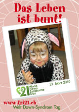 Poster zum Welt Down-Syndrom Tag 2010