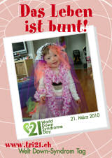 Poster zum Welt Down-Syndrom Tag 2010