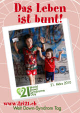 Poster zum Welt Down-Syndrom Tag 2010