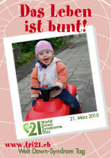 Poster zum Welt Down-Syndrom Tag 2010