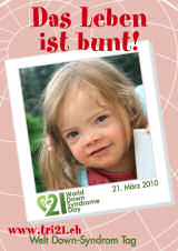 Poster zum Welt Down-Syndrom Tag 2010