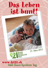 Poster zum Welt Down-Syndrom Tag 2010