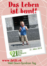 Poster zum Welt Down-Syndrom Tag 2010