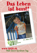 Poster zum Welt Down-Syndrom Tag 2010