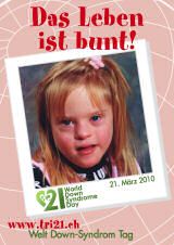 Poster zum Welt Down-Syndrom Tag 2010