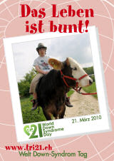 Poster zum Welt Down-Syndrom Tag 2010