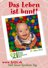 Poster zum Welt Down-Syndrom Tag 2010