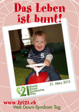 Poster zum Welt Down-Syndrom Tag 2010