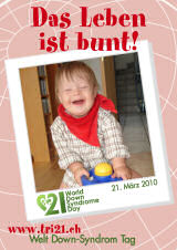 Poster zum Welt Down-Syndrom Tag 2010