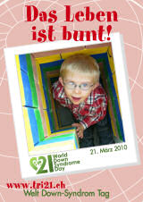 Poster zum Welt Down-Syndrom Tag 2010