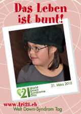 Poster zum Welt Down-Syndrom Tag 2010