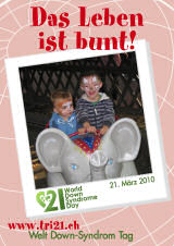 Poster zum Welt Down-Syndrom Tag 2010