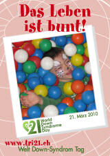 Poster zum Welt Down-Syndrom Tag 2010