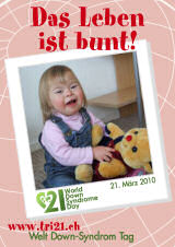Poster zum Welt Down-Syndrom Tag 2010