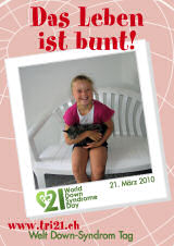 Poster zum Welt Down-Syndrom Tag 2010