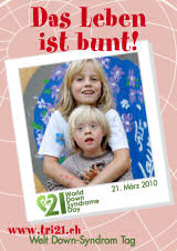 Poster zum Welt Down-Syndrom Tag 2010
