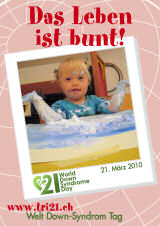 Poster zum Welt Down-Syndrom Tag 2010